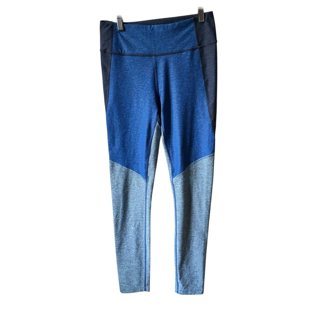 Outdoor Voices Tri Tone Leggings Blue Size Small